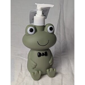 Ankyo Green Frog Soap Dispenser Novelty Bow Tie Bathroom Decor Hand Pump New